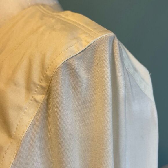 Donna Karan Blazer Jacket Fall 2002 Ready to Wear Runway Show Cream Stretch Knit - Picture 12 of 16